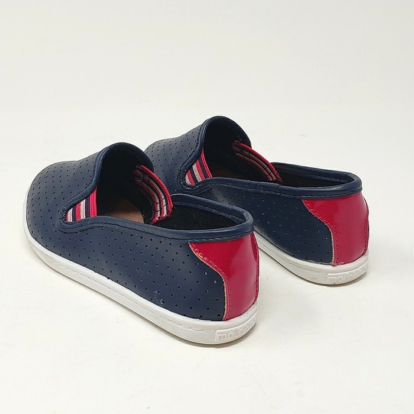 Molekinha Girls Slip On Shoes Size 11.5 Navy Blue White Soles Magenta Brazilian - Picture 7 of 11